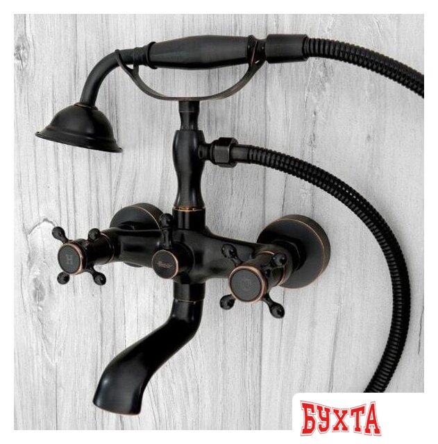 Смеситель Rea Retro Old REA-B0224 (черный) 4
