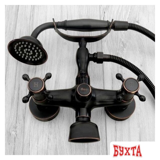 Смеситель Rea Retro Old REA-B0224 (черный) 5