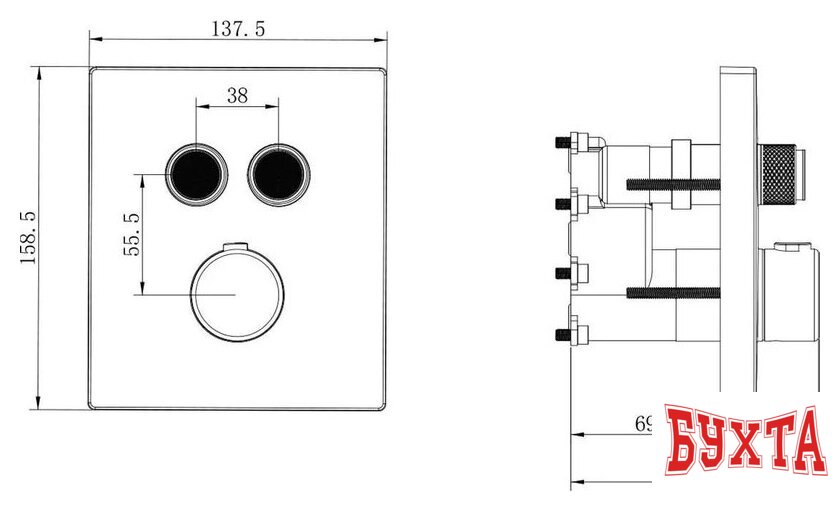 Скрытый механизм Vincea VSCV-321T-MGM 5