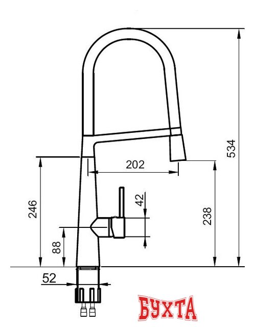 Смеситель Ahti Kemi KM813019 4
