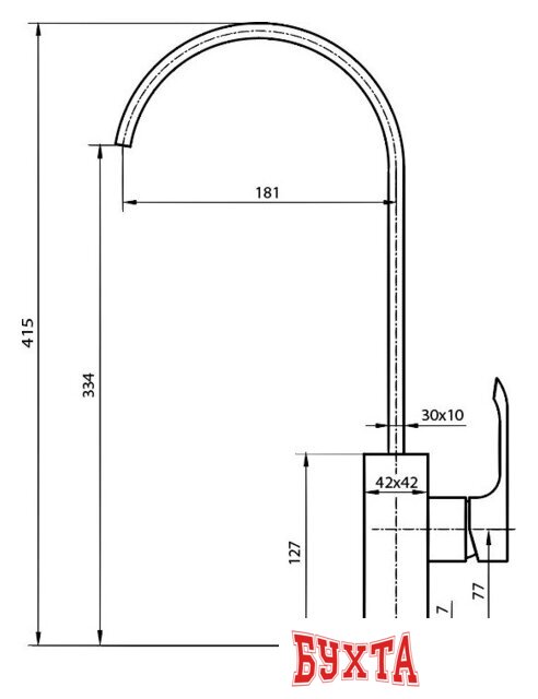 Смеситель Ahti Kerava KA101011 3