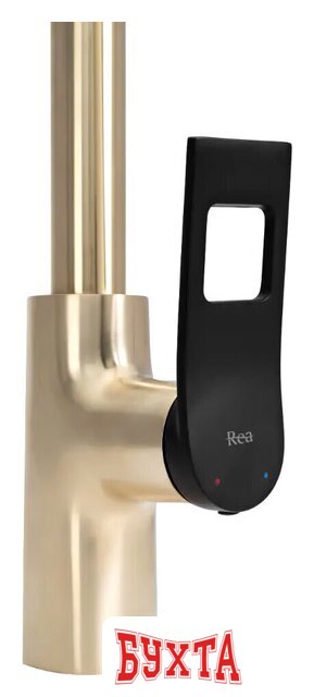 Смеситель Rea Soul B6205 (золотыcтый/черный) 2