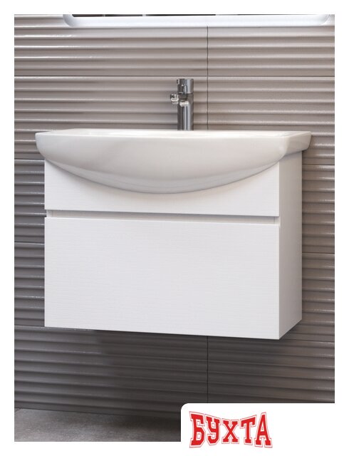Мебель для ванных комнат Vigo Тумба Wing 600-0-1 (Балтика) подвесная белый 3