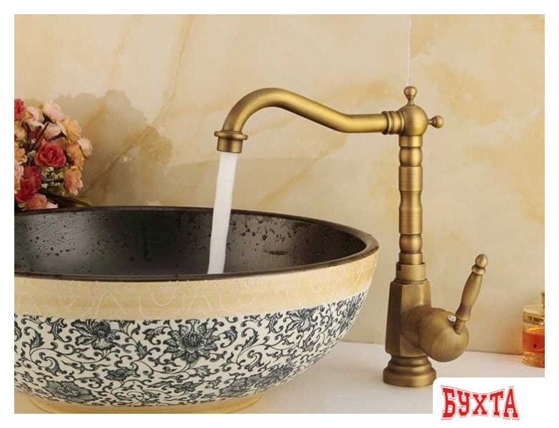 Смеситель Rea Bona Old REA-B2150 (золотой) 4
