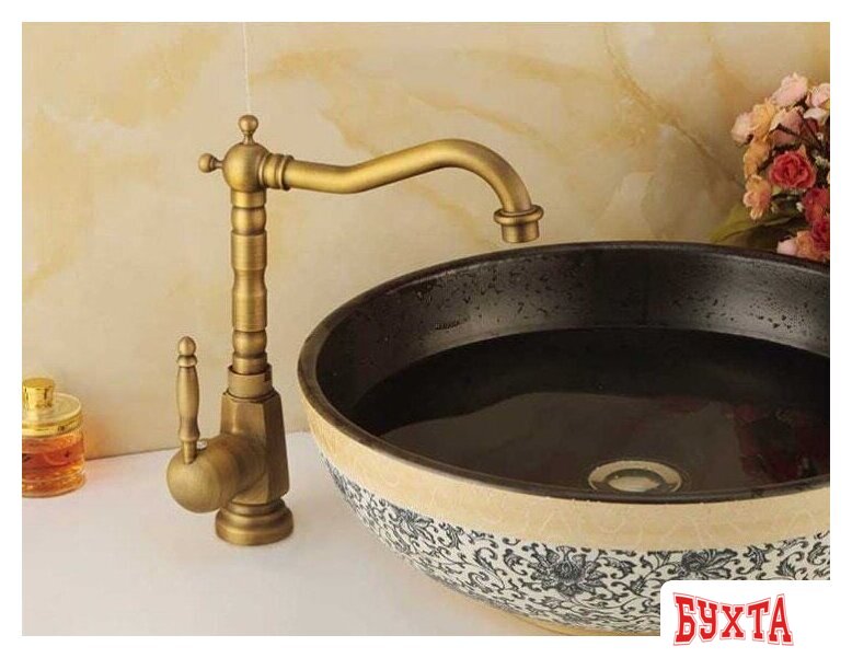 Смеситель Rea Bona Old REA-B2150 (золотой) 5