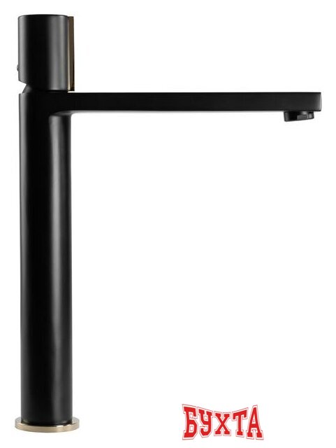 Смеситель Rea Icon REA-B5681 (черный/золотой) 2