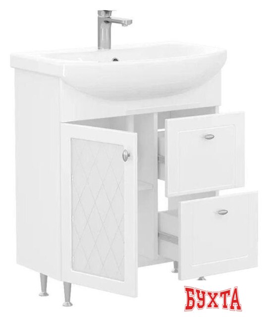 Мебель для ванных комнат Volna Тумба под умывальник Milena 70.1D.2Y 2