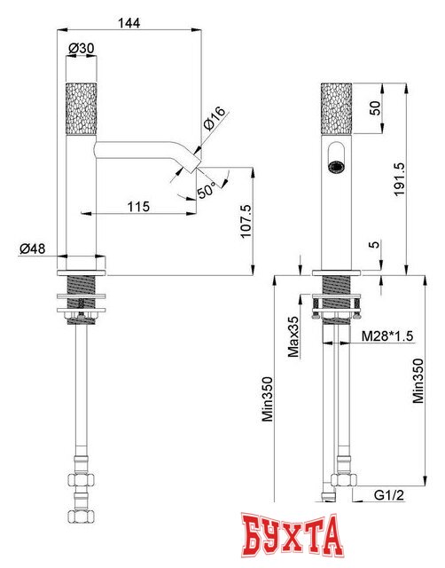 Смеситель Vincea VBF-6AU1BG 3