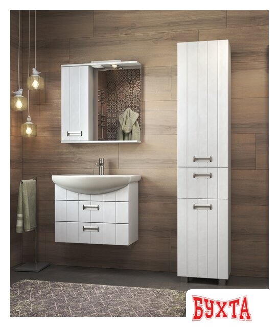 Мебель для ванных комнат Vigo Тумба Diana 2-700 подвесная (под ум Балтика) 5