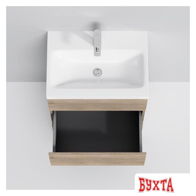 Мебель для ванных комнат AM.PM Тумба под умывальник Gem S 60 M91FSX0602OF (3 ящика,светлый дуб) 4