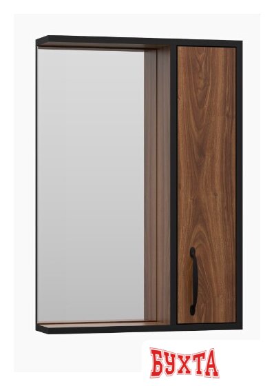 Мебель для ванных комнат Misty Шкаф с зеркалом Кедр 50 П-Кед04050-011П 2