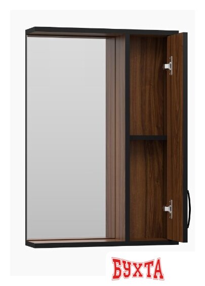 Мебель для ванных комнат Misty Шкаф с зеркалом Кедр 50 П-Кед04050-011П 4