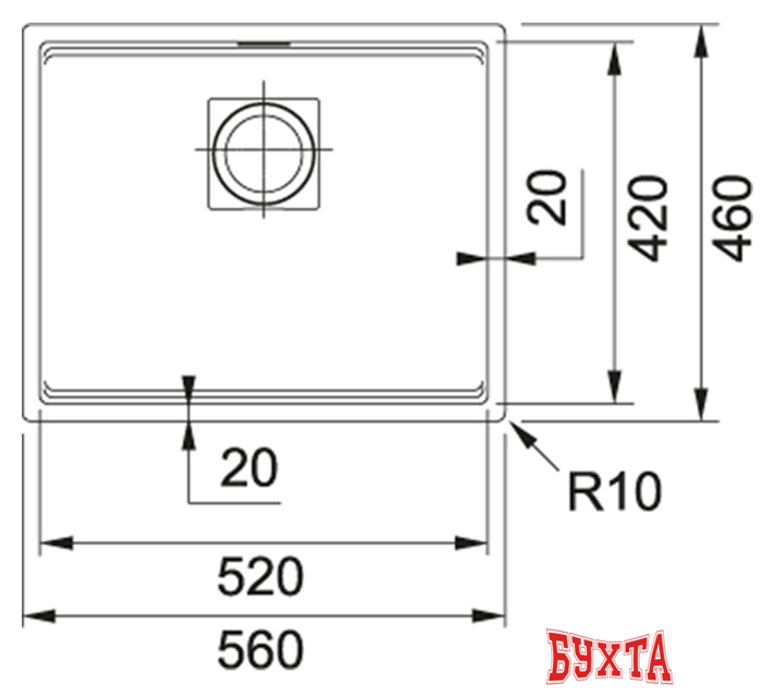 Кухонная мойка Franke Kubus 2 KNG 110-52 (белый) 2