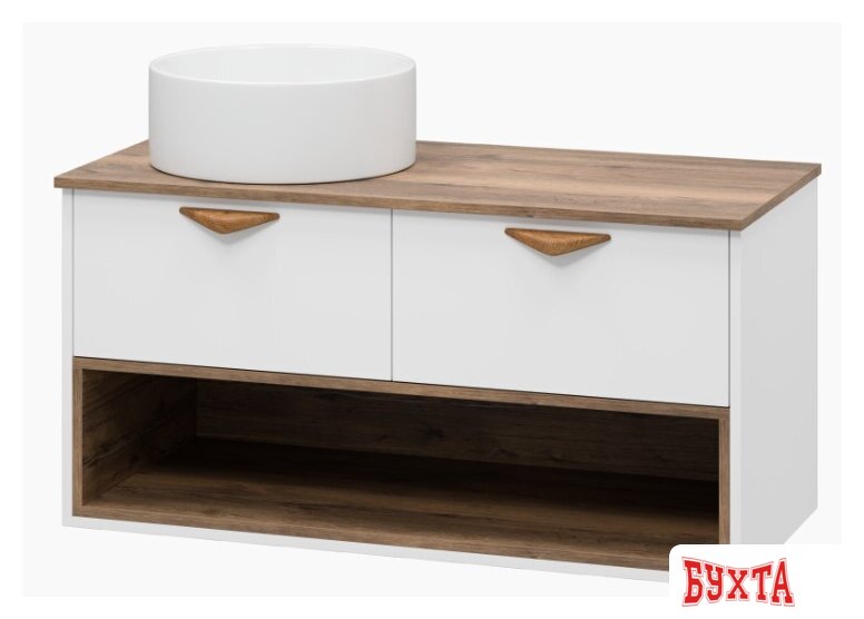 Мебель для ванных комнат Brevita Тумба под умывальник Bergen 105 BER-07105-19-01-2Я 3