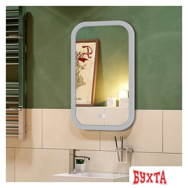 Мебель для ванных комнат Misty Зеркало Мирах 40 МИР-02-40/70-14 2