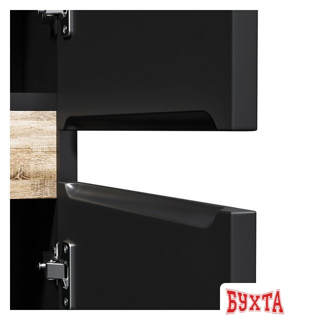 Мебель для ванных комнат AM.PM Шкаф-пенал X-Joy M85ACHR0306BM (черный матовый) 4