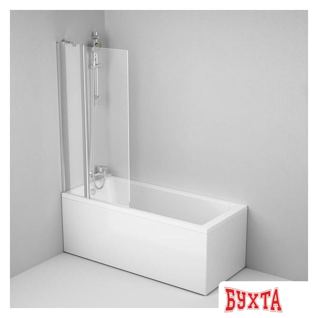 Стеклянная шторка для ванны AM.PM Gem W90BS-D3W5-140CT 5