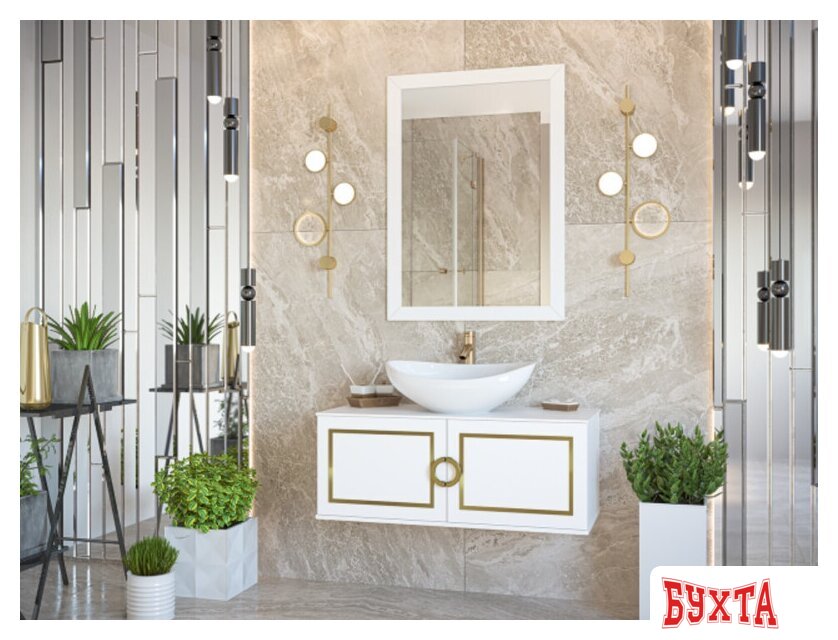 Мебель для ванных комнат Brevita Зеркало Steffany 75 STEF-02075-01-01 3