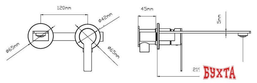 Смеситель Vincea VBFW-4LN1GM 3