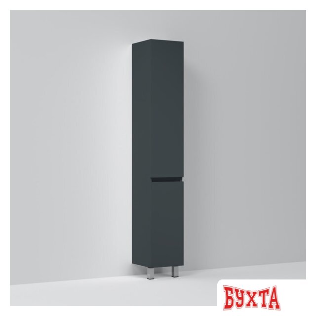 Мебель для ванных комнат AM.PM Шкаф-пенал Gem S 30 M91CSR0306GM (правый, графит матовый) 3