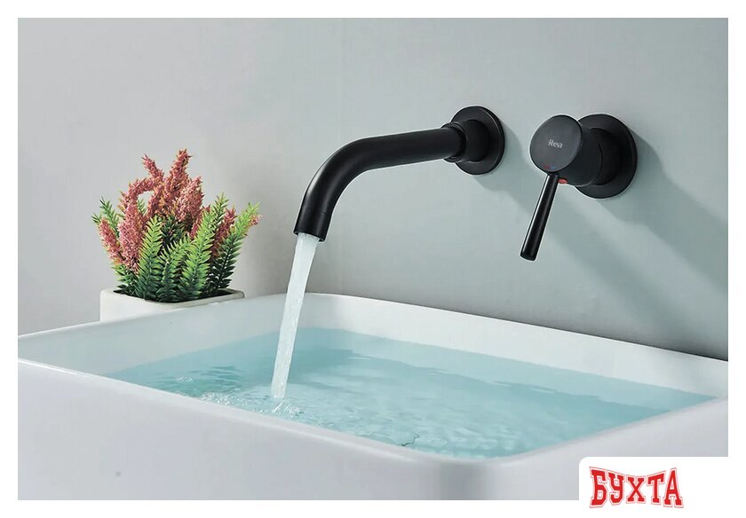 Смеситель Rea Lungo Long B0371 (черный матовый) 4
