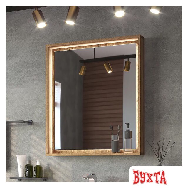 Мебель для ванных комнат Brevita Зеркало DAL-02070-074 3