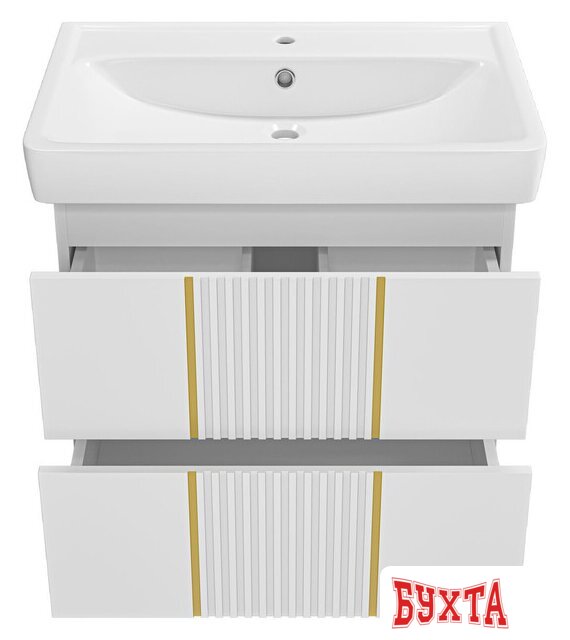 Мебель для ванных комнат Brevita Тумба под умывальник Vega 70 VEG-09070-0102Я 4