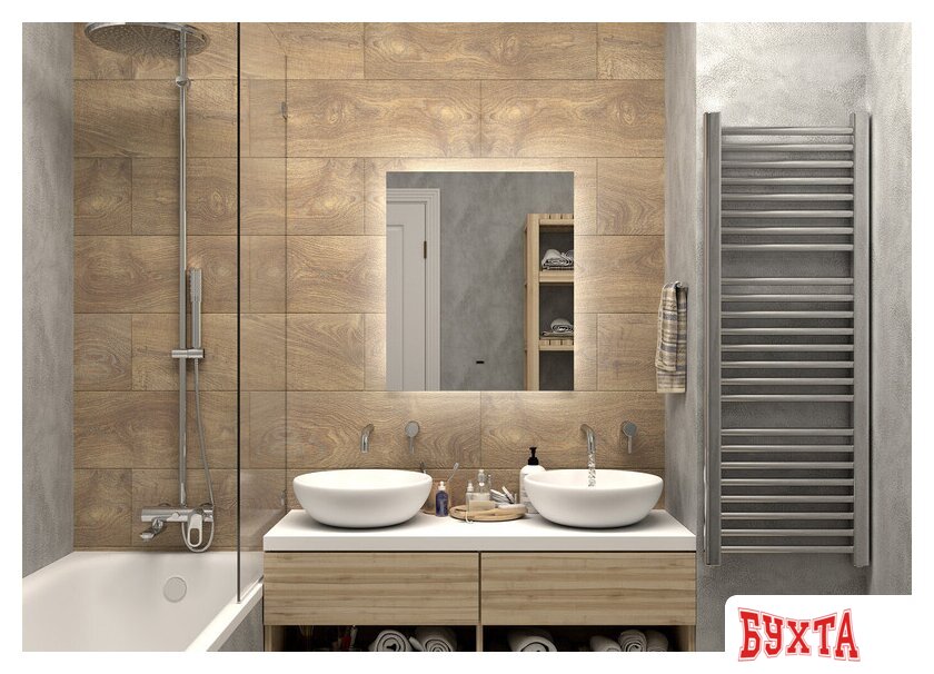 Мебель для ванных комнат Misty Зеркало Нембус 60 НЕМ-02-60/70-14 3