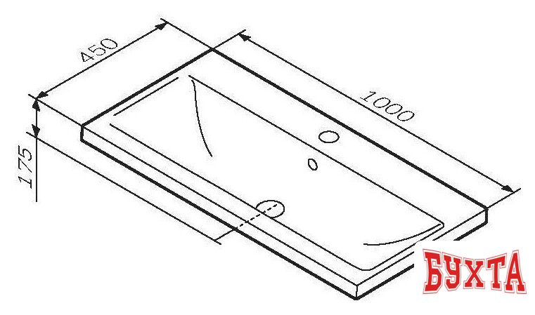 Умывальник AM.PM X-Joy M85AWCC1002WG 5