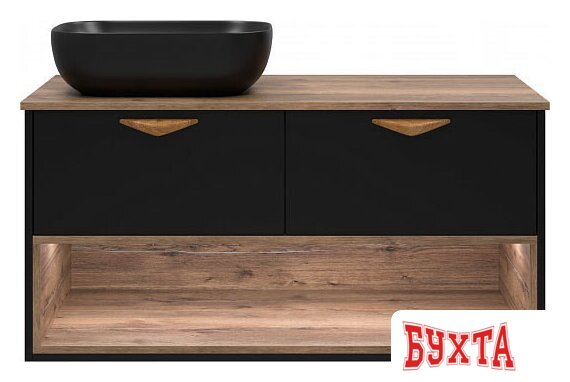 Мебель для ванных комнат Brevita Тумба под умывальник Bergen 105 BER-07105-19-02-2Я 2