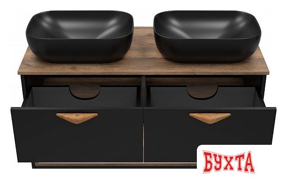 Мебель для ванных комнат Brevita Тумба под умывальник Bergen 105 BER-07105-19-02-2Я 4