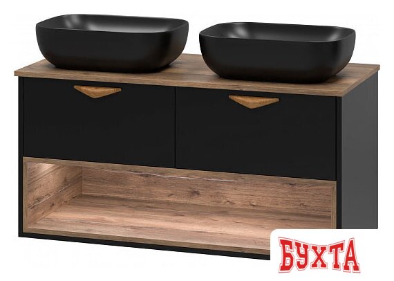 Мебель для ванных комнат Brevita Тумба под умывальник Bergen 105 BER-07105-19-02-2Я 5