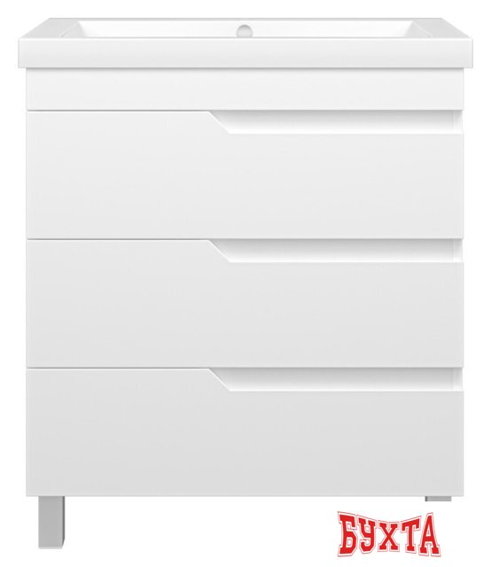 Мебель для ванных комнат Misty Тумба под умывальник Софт 75 П-Соф-01075-0113Я 2