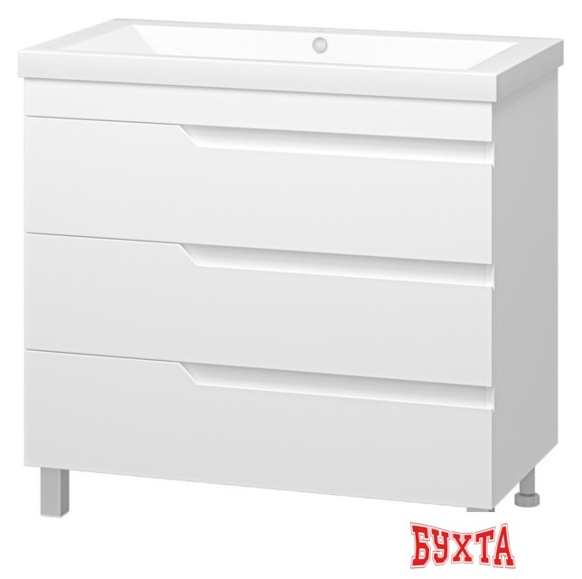 Мебель для ванных комнат Misty Тумба под умывальник Софт 90 П-Соф-01090-0113Я 1