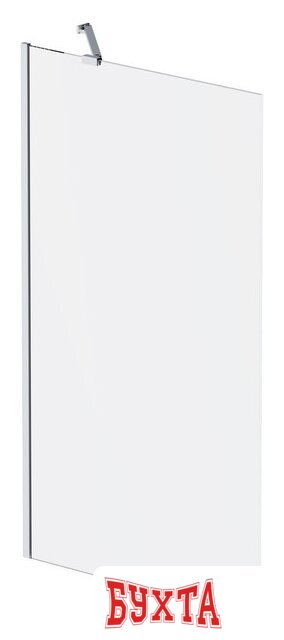 Стеклянная шторка для ванны AM.PM Gem W90BS-080-140CM