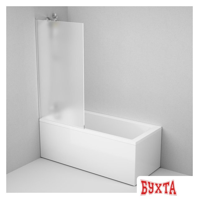 Стеклянная шторка для ванны AM.PM Gem W90BS-080-140CM 2