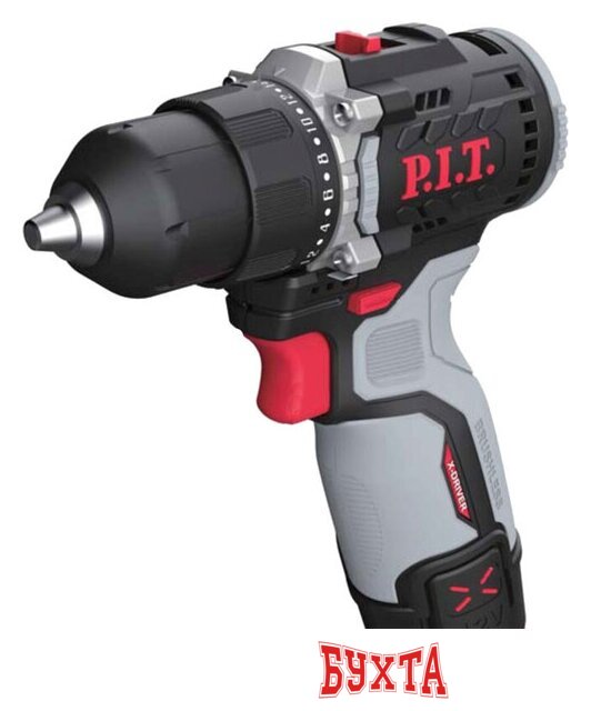Дрель-шуруповерт P.I.T. PBM12K-10B/2 (с 2-мя АКБ, кейс) 3