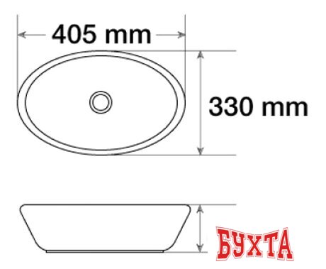 Умывальник CeramaLux 7138MB 2