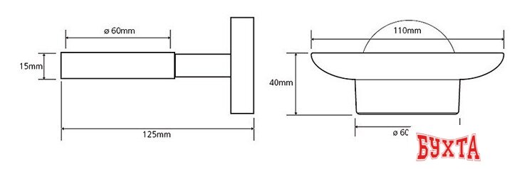 Набор для туалета Bemeta Omega 204601 2