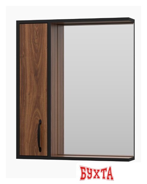 Мебель для ванных комнат Misty Шкаф с зеркалом Кедр 60 П-Кед04060-011Л 2