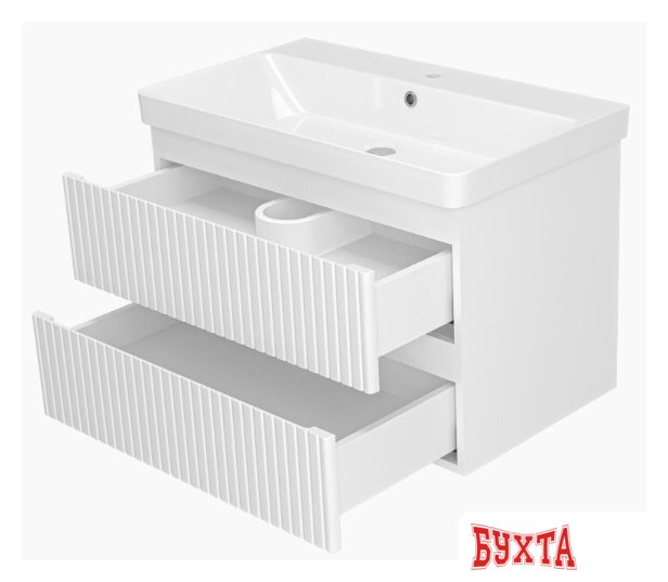 Мебель для ванных комнат Brevita Тумба под умывальник Victory 80 VIC-09080-0102Я 4