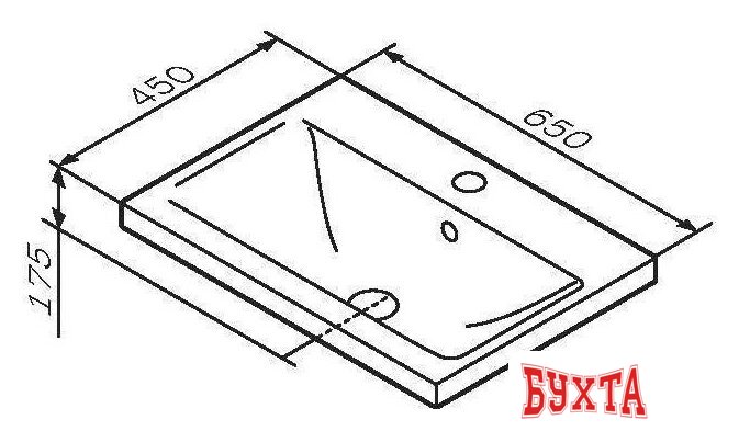 Умывальник AM.PM X-Joy M85AWCC0652WG 4