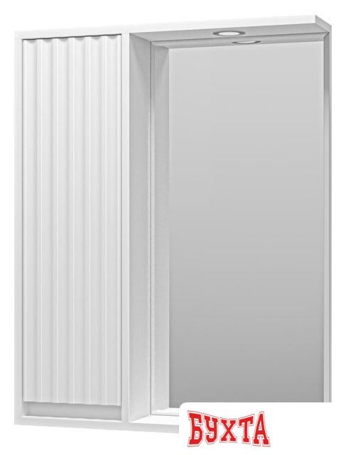 Мебель для ванных комнат Brevita Шкаф с зеркалом Balaton 65 L BAL-04065-01-Л