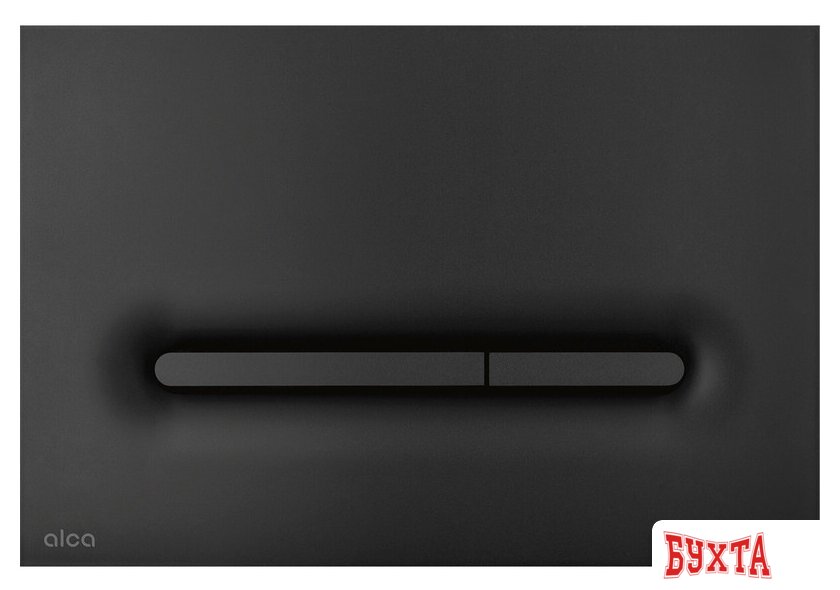 Панель смыва Alcaplast M1878 (черный-мат)