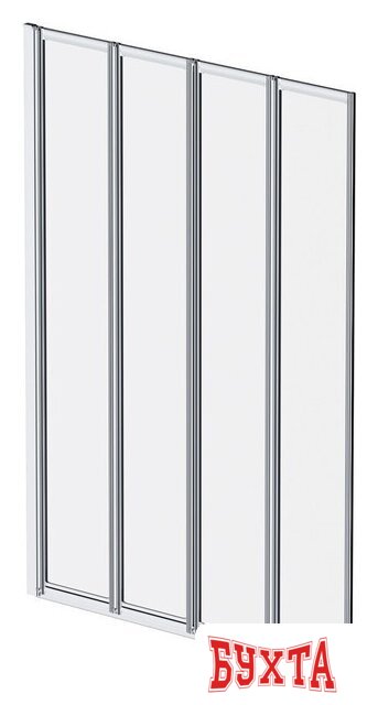 Стеклянная шторка для ванны AM.PM Like W80BS-100-140CT 1