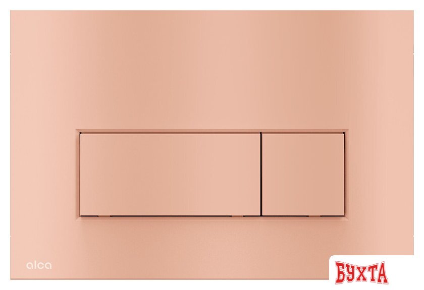 Панель смыва Alcaplast Thin M57-RG-M (red gold-мат) 1