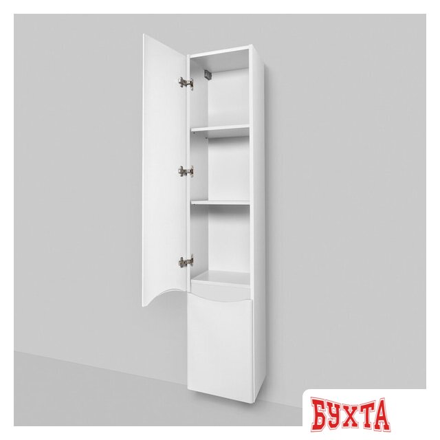 Мебель для ванных комнат AM.PM Шкаф-пенал Like 35 M80CHL0356WG (левый, белый глянец) 4