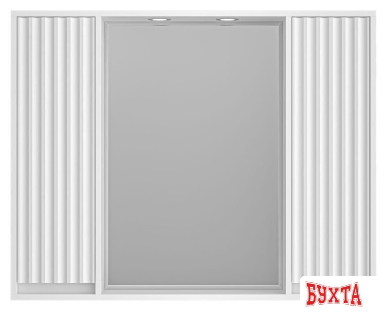 Мебель для ванных комнат Brevita Шкаф с зеркалом Balaton 100 BAL-04100-01-011 2