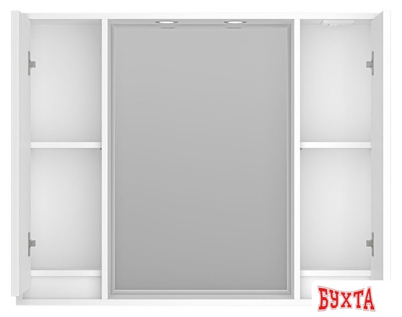 Мебель для ванных комнат Brevita Шкаф с зеркалом Balaton 100 BAL-04100-01-011 4