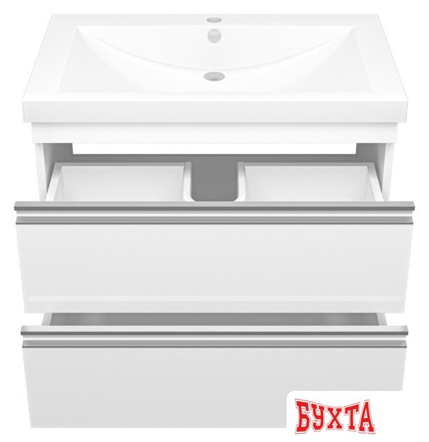 Мебель для ванных комнат Misty Тумба под умывальник Ингрид 75 П-Инг-01075-012Я 3